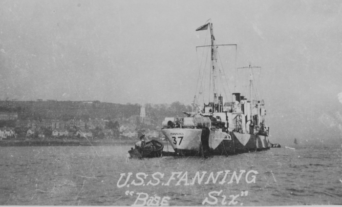 USS Fanning at Monkstown Mooring 600